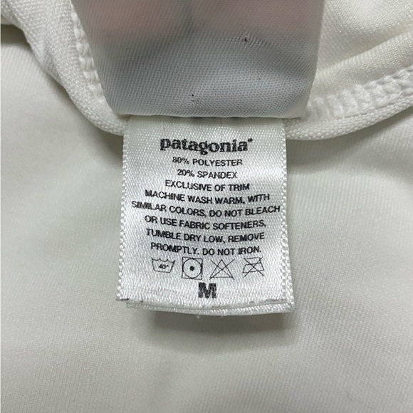 Women's Patagonia Capilene Midweight Crewneck Baselayer in Off White Size Medium - Picture 5 of 6